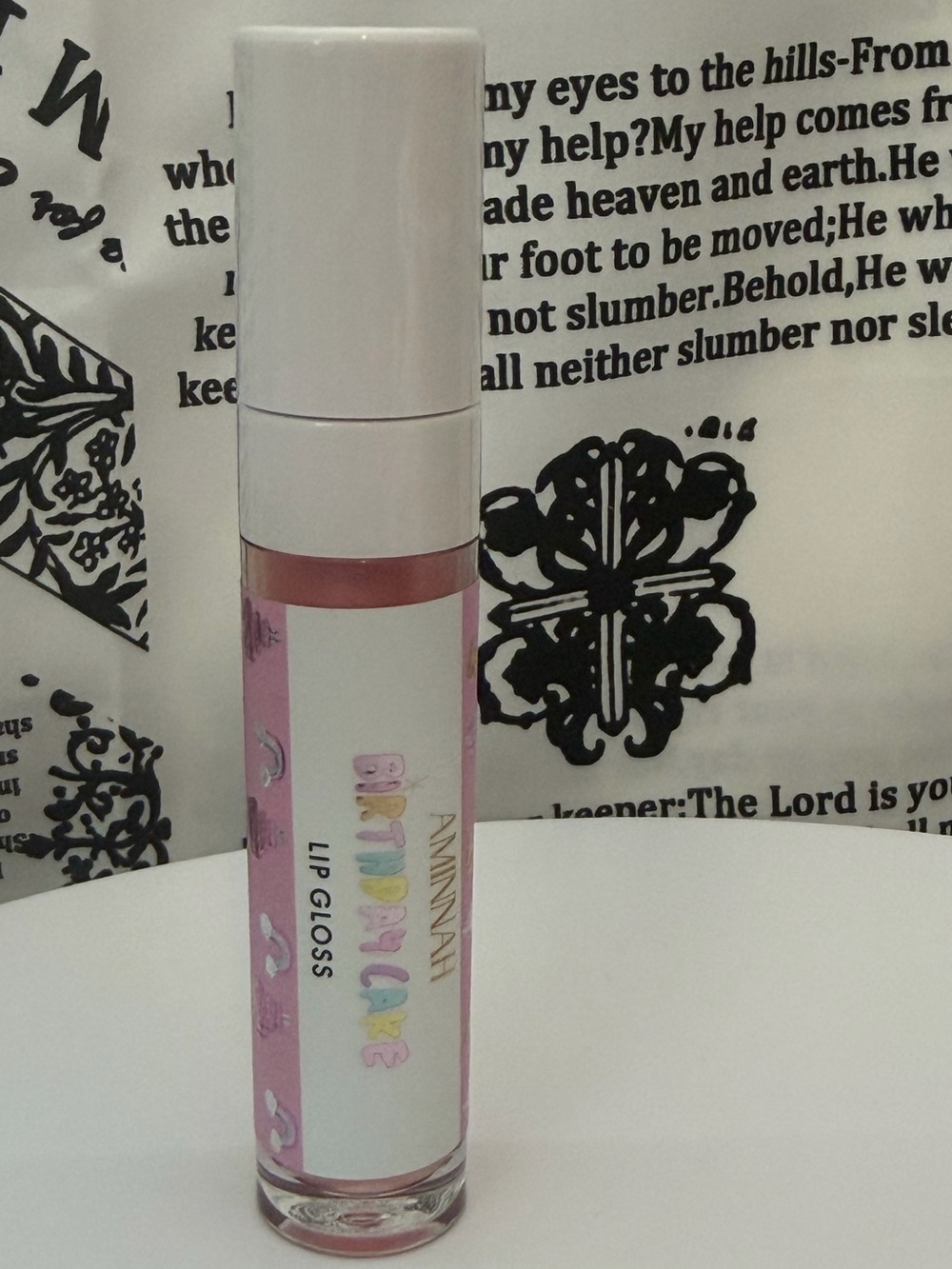 Aminnah Birthday Cake Lip Gloss